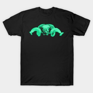 Ram Skull Green T-Shirt